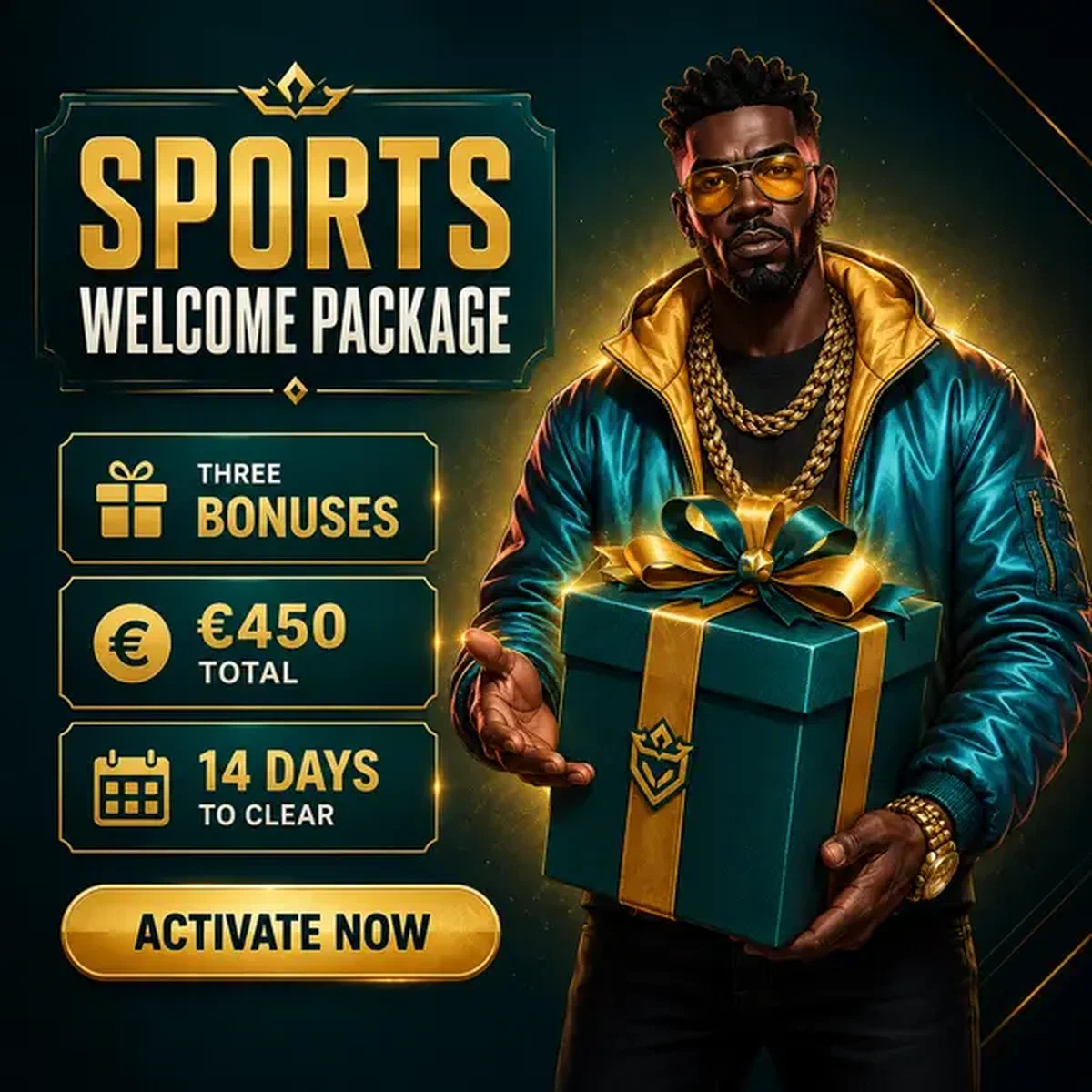 Paddock Patron presenting sports betting welcome package at Needforslots Sports